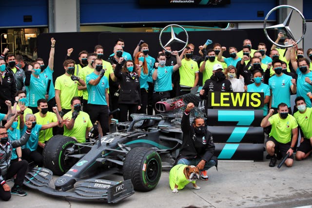 Lewis Hamilton won a record seventh title in 2020