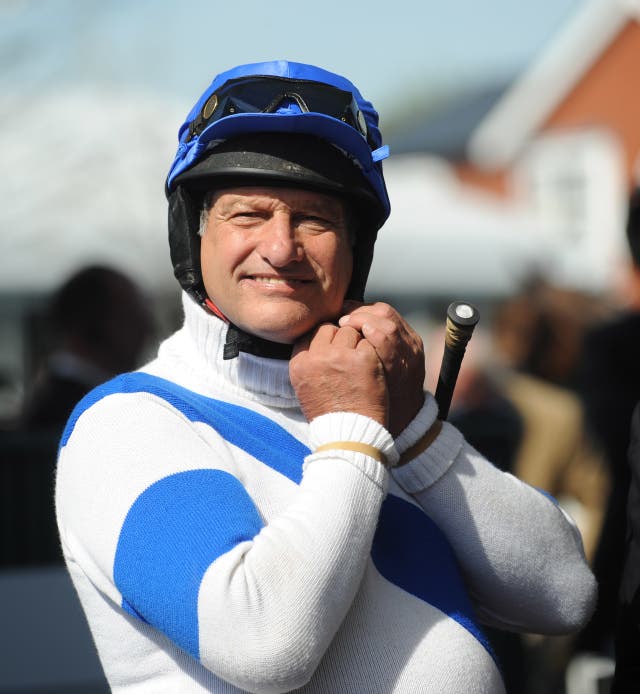 1981 Grand National winning jockey Bob Champion pictured at Aintree Racecourse in 2011