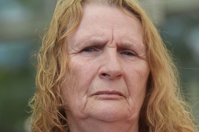Mary Collins, the mother of Tina Satchwell, outside the Central Criminal Court in Dublin