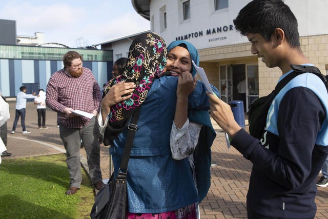 Scores of students at the school got grades to go to Oxford or Cambridge (Rick Findler/PA)