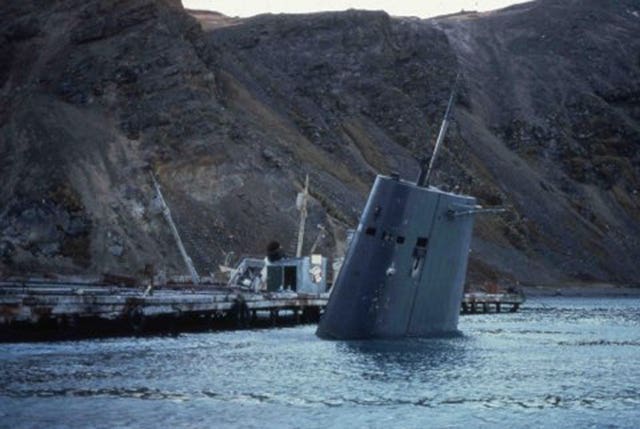 The Argentinian submarine Santa Fe