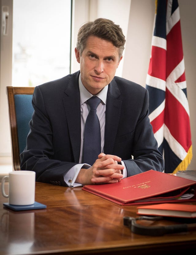 Education Secretary Gavin Williamson 