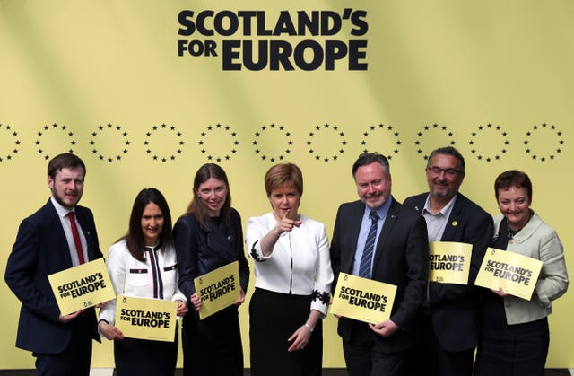 SNP European election candidates