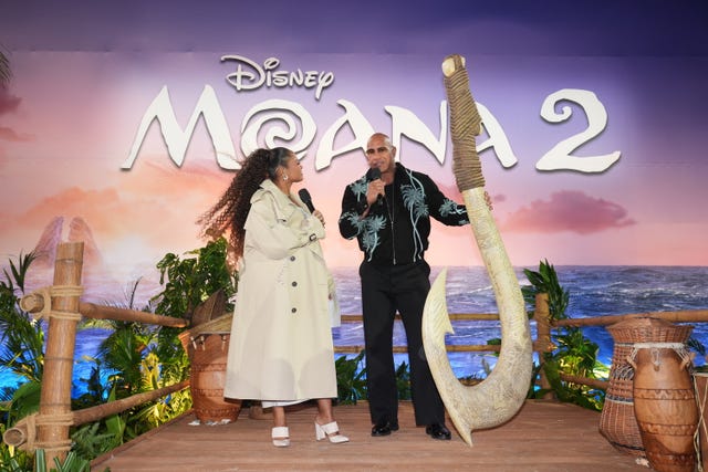 Moana 2 UK premiere – London