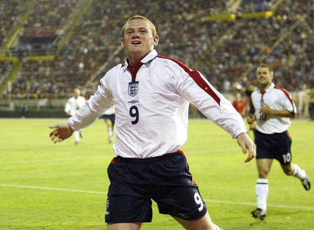 Scores his first England goal in a Euro 2004 qualifier against Macedonia in Skopje.