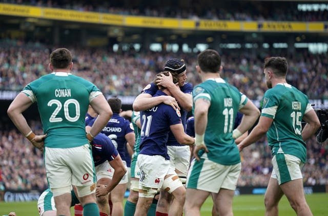 Ireland were routed by France in Dublin