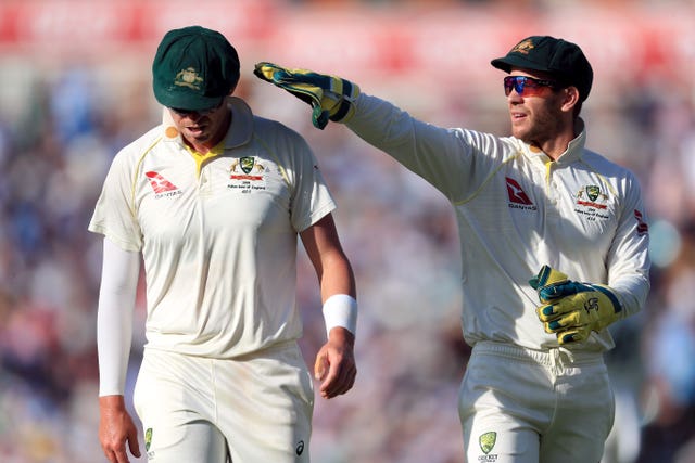 Australia captain Tim Paine, right, was guilty of poor decision-making