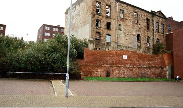 The derelict warehouse where Nikki was found dead