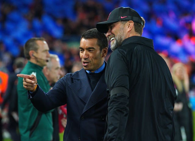 Giovanni van Bronckhorst, left, and Jurgen Klopp