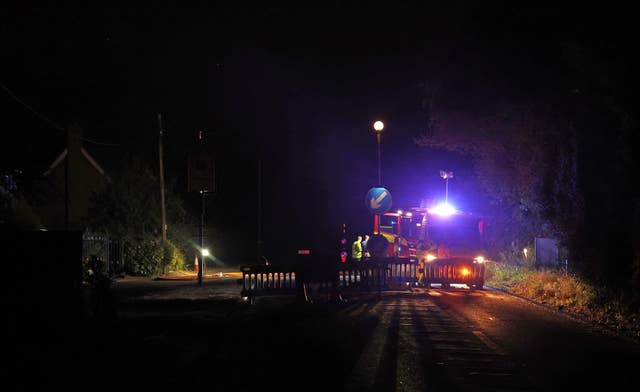 Rettendon industrial blaze