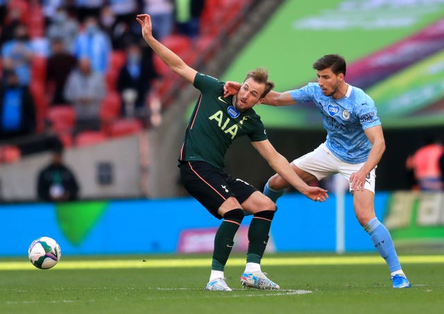 Harry Kane in action at Wembley