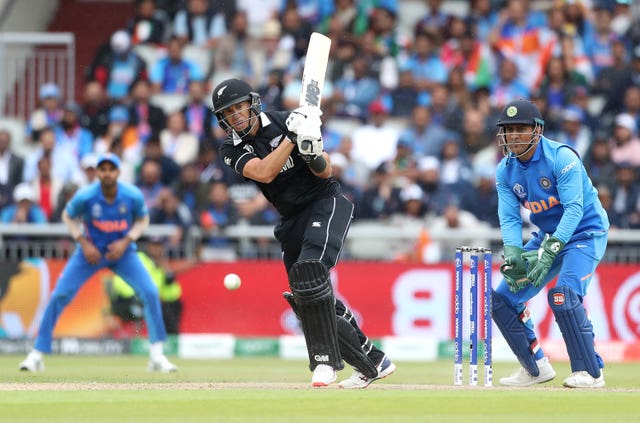 Ross Taylor top-scored for New Zealand in their semi-final win over India (David Davies/PA)
