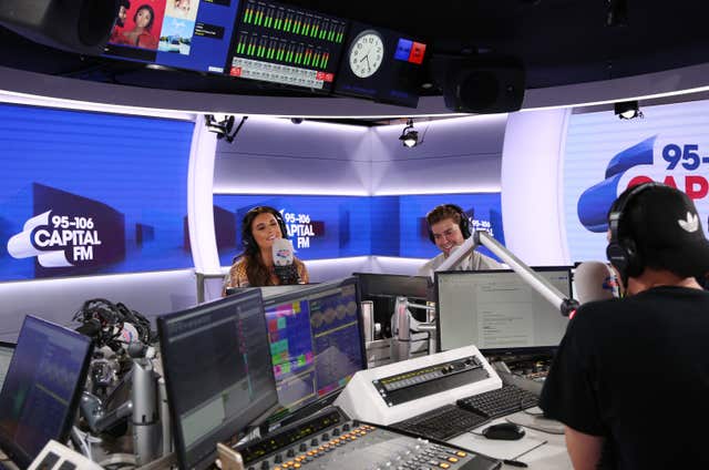 Dani Dyer co-hosts Capital Breakfast