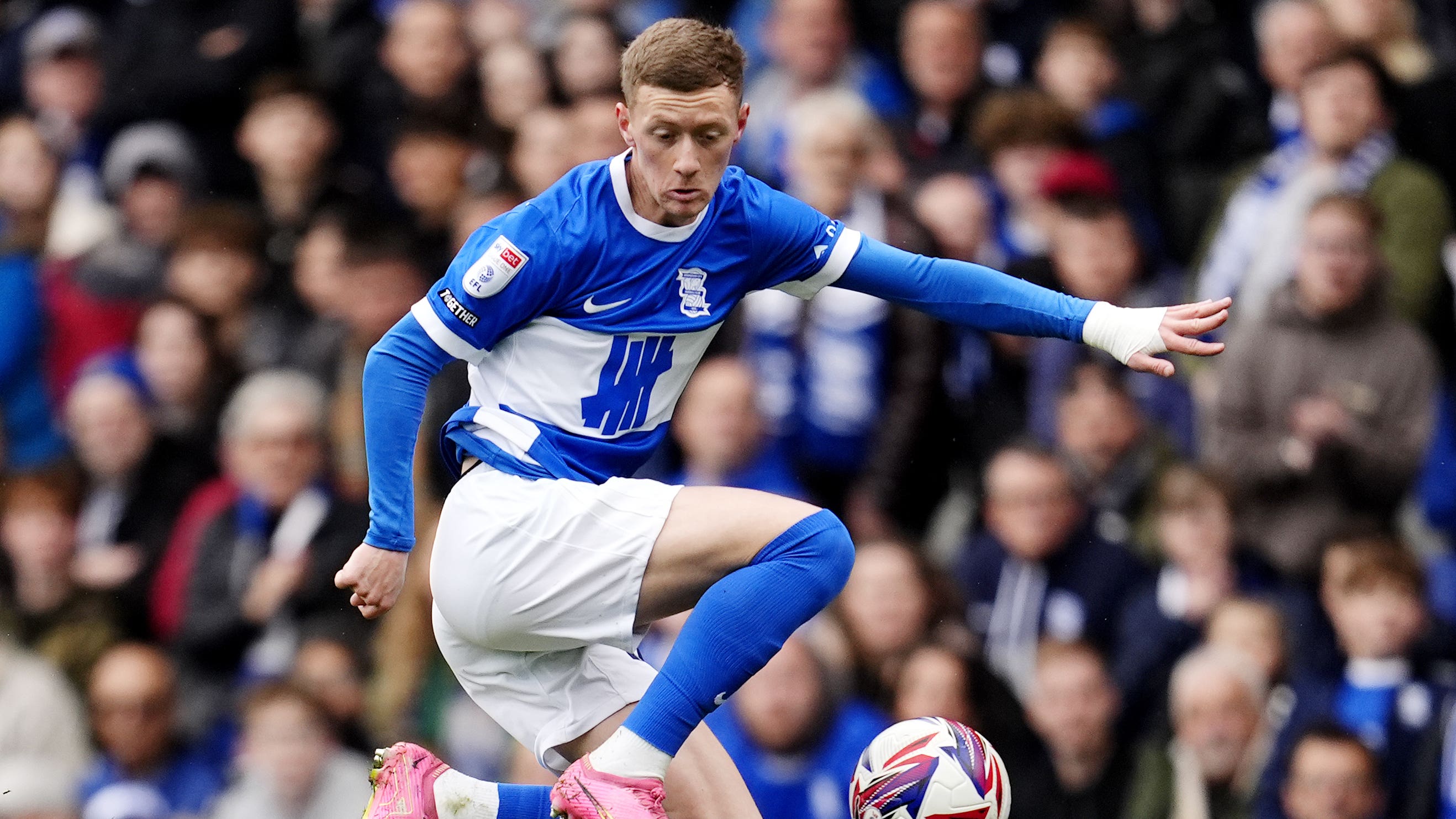 Jay Stansfield scored Birmingham’s second goal (Nick Potts/PA)