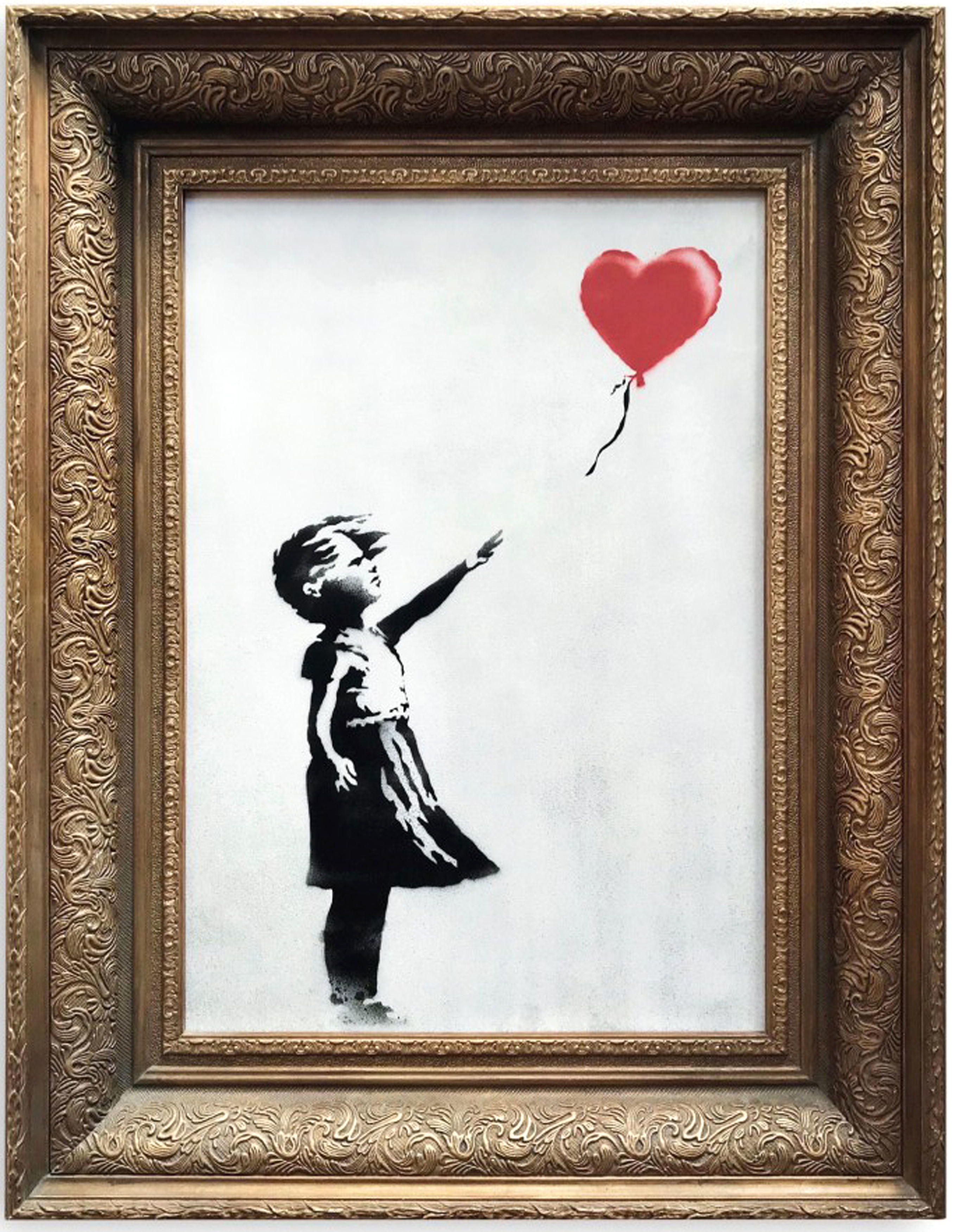 banksy picture shred video