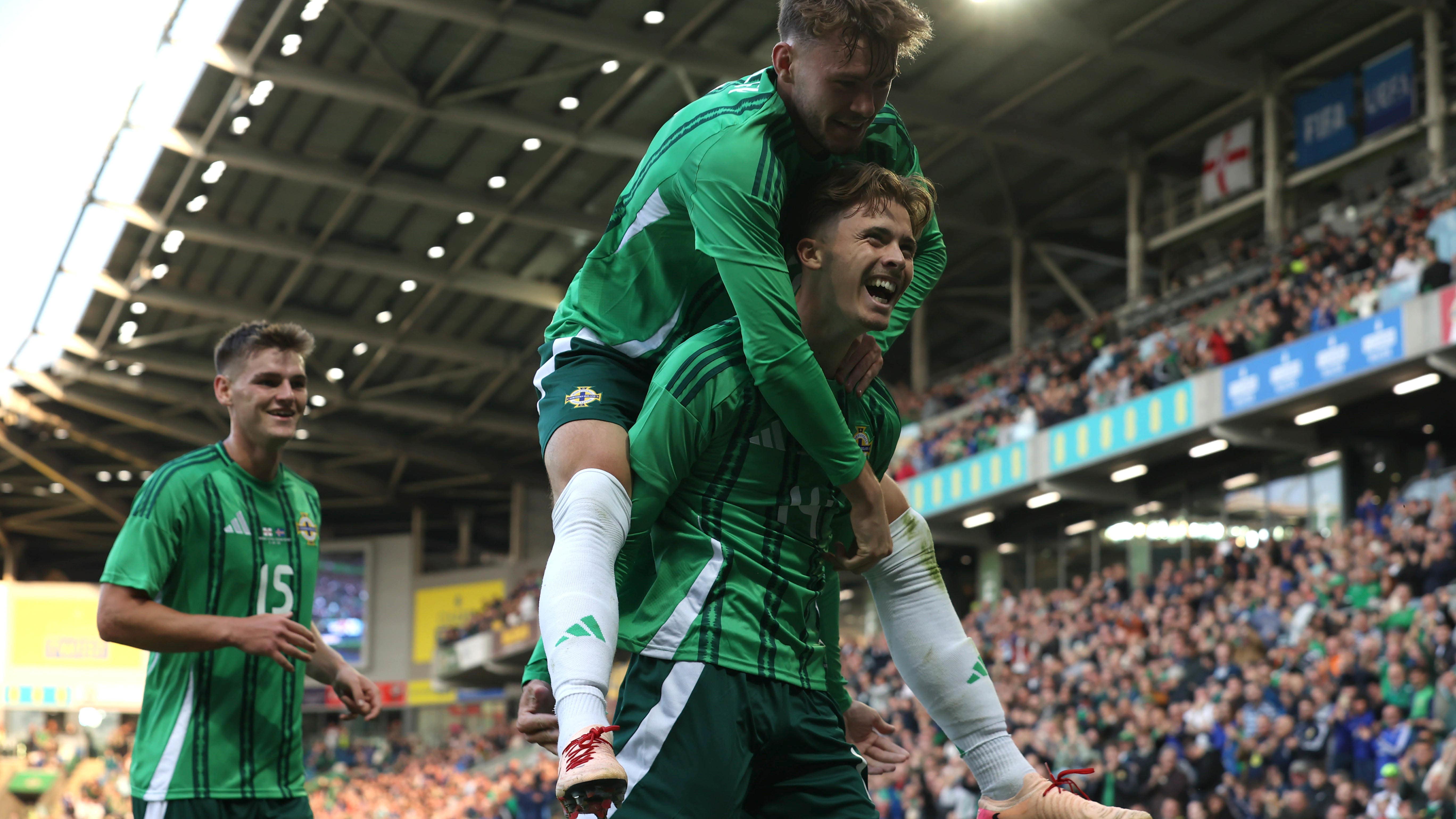 Isaac Price scored the winner for Northern Ireland (Liam McBurney/PA)