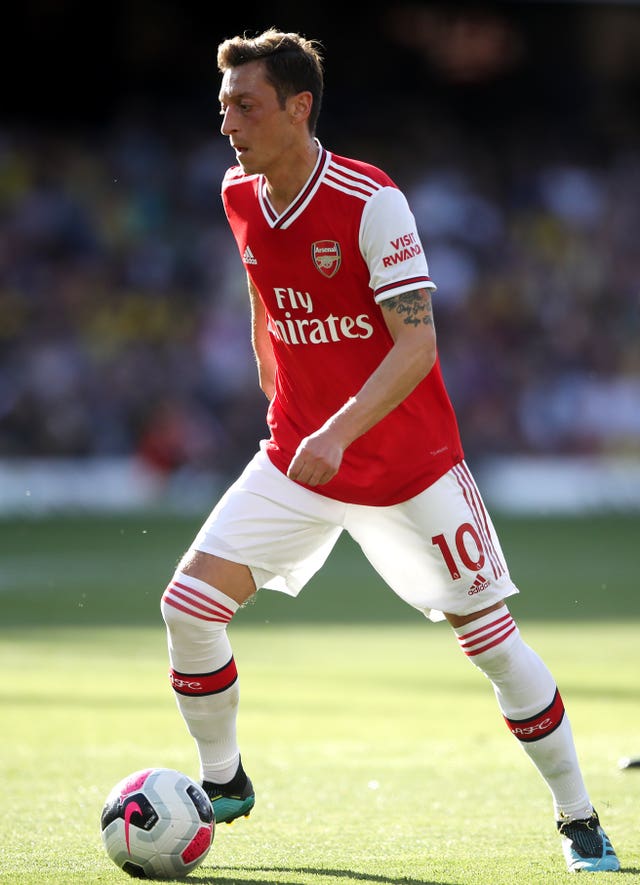 Mesut Ozil has been left out of Arsenal's Europa League game in Germany