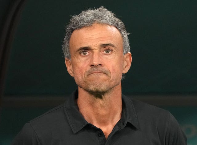 Spain coach Luis Enrique says he has been satisfied with his team's performance at the World Cup so far 