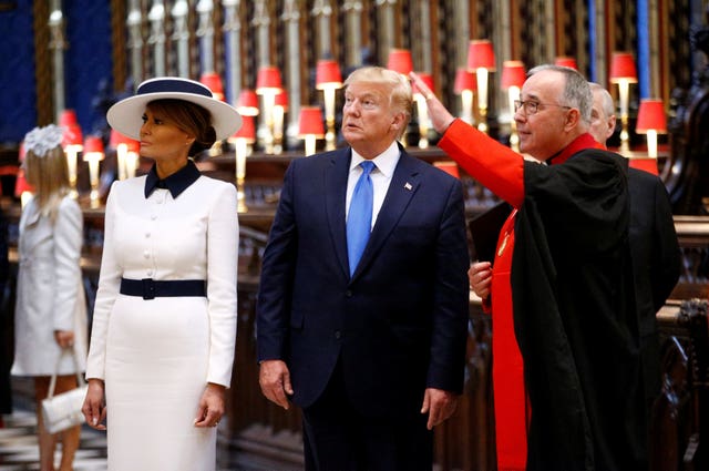 In Pictures Donald Trumps State Visit To The Uk Bradford Telegraph