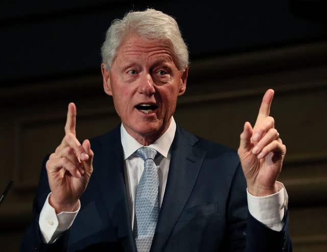 Former US President Bill Clinton (Brian Lawless / PA)