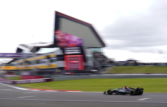 Russell in action during the 2024 British Grand Prix at Silverstone