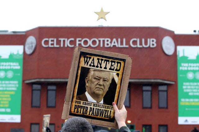 A poster of Peter Lawwell