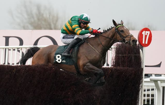 Limerick Lace winning at the Cheltenham Festival 