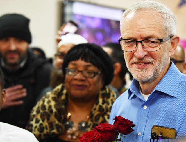 Diane Abbott and Jeremy Corbyn