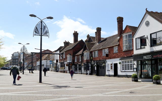 Crawley town centre, West Sussex