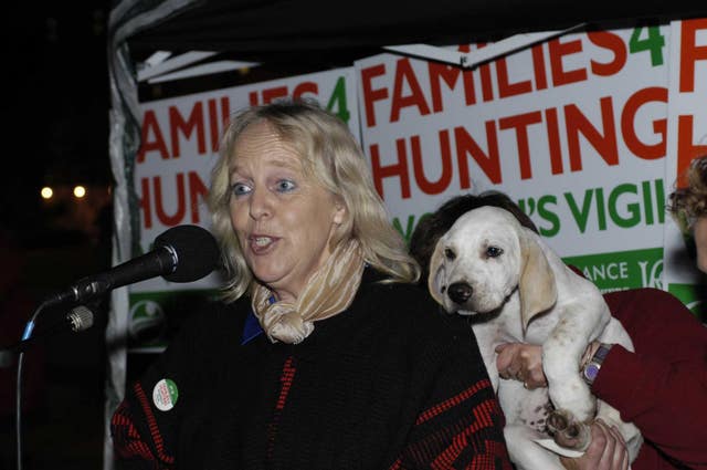 Baroness Ann Mallalieu pro-hunt 