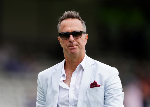 Former England captain Michael Vaughan during day four of the second Ashes test match at Lord’s