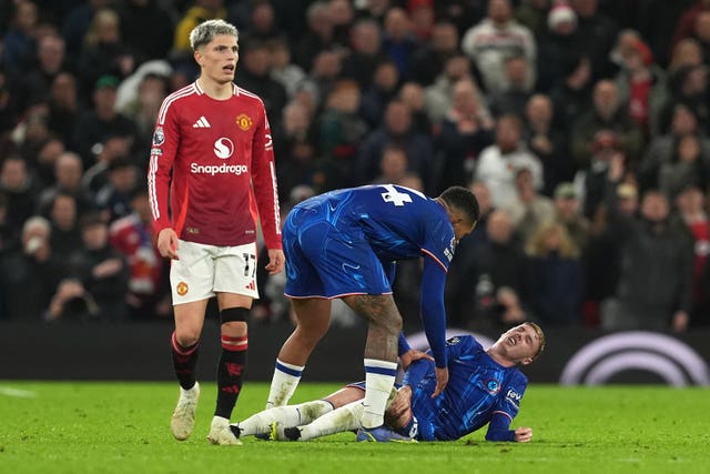 Cole Palmer playing for Chelsea 