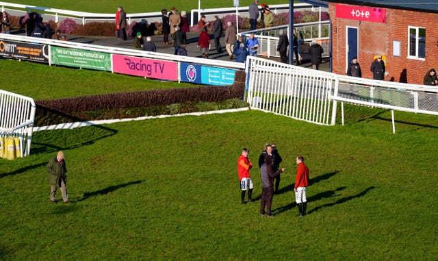 The course is inspected by stewards and jockeys