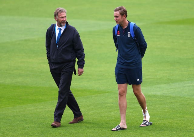 Chris (left) and Stuart Broad (right) have both played Test cricket for England