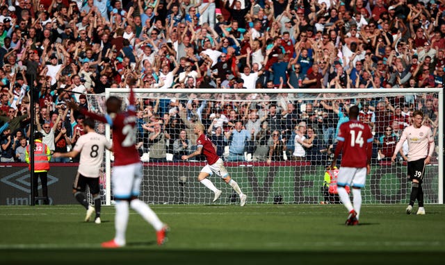 Manchester United were beaten 3-1 at West Ham last September 