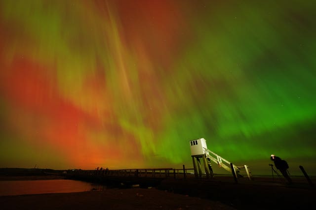 Northern Lights light up the skies across the UK