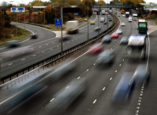 Traffic on motorway.