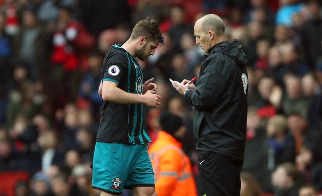 Stephens was sent off after a tangle with Jack Wilshere.
