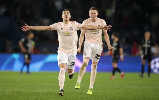 Scott McTominay and Diogo Dalot were among the Manchester United youngsters given a chance to shine at the Parc des Princes