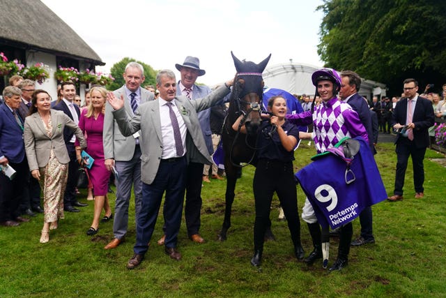 Winning connections with Shaquille and jockey Rossa Ryan at Newmarket 