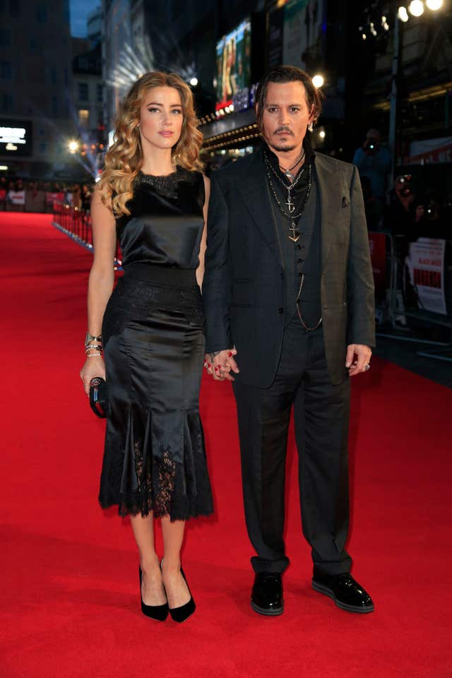 Amber Heard and Johnny Depp in 2015