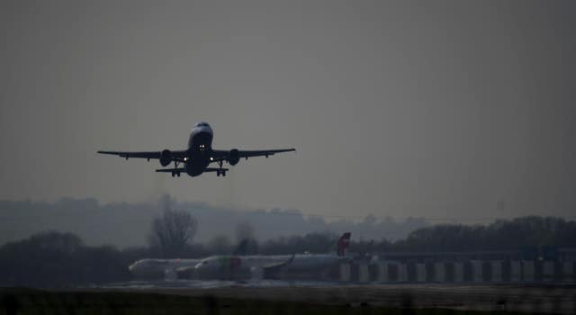 Plane taking off