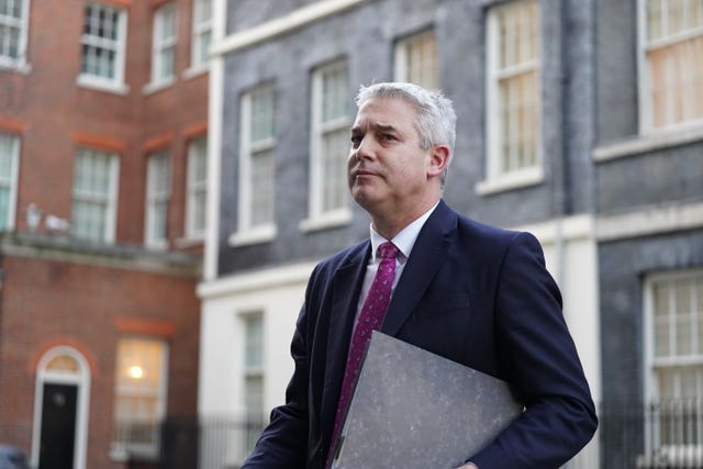 Health Secretary Steve Barclay