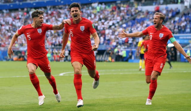 Harry Maguire had success in an England back three at the 2018 World Cup