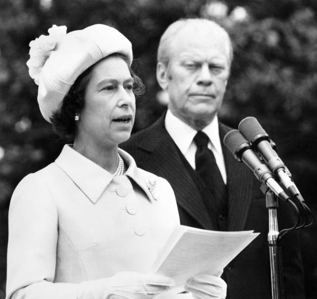 The Queen with Gerald Ford