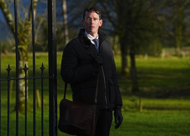 Enoch Burke outside Wilson’s Hospital School 