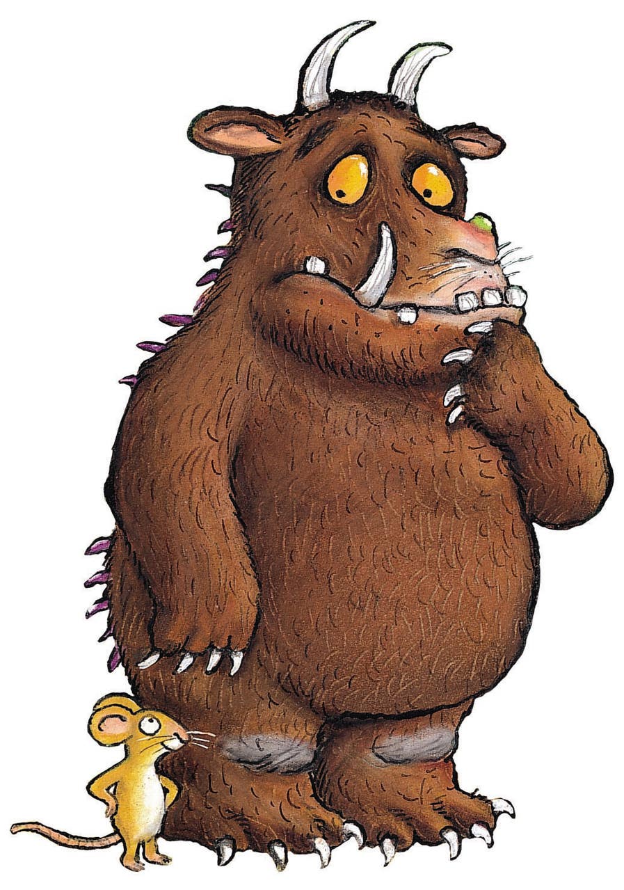 The Alex Scheffler illustration of Julia Donaldson’s Gruffalo. 