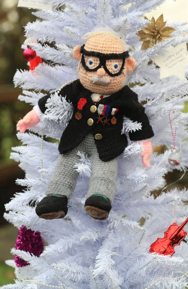 Captain Sir Tom Moore Christmas ornament
