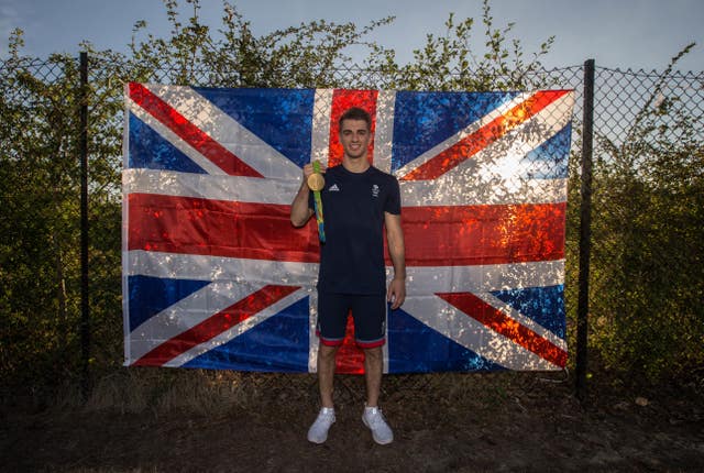 Max Whitlock with one of his 2016 Olympic gold medals