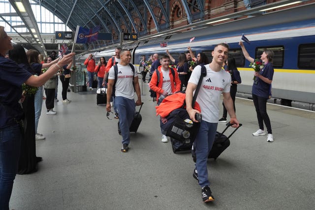 Max Whitlock leaves London for the Paris Olympics